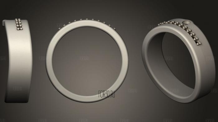 Wedding Ring 6 stl model for CNC